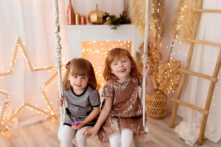 Create for you® - Baby Schaukel Indoor, Grosse Kinderschaukel Holz, Schaukel Baby, Babyschaukel Türr
