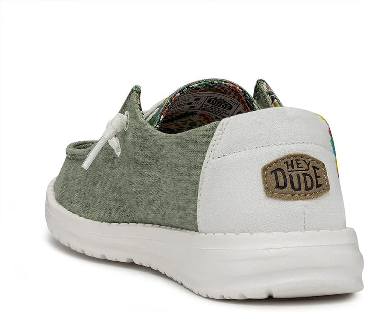Hey Dude Damen Wendy Boho Moccasin 36 EU Grün, 36 EU Grün