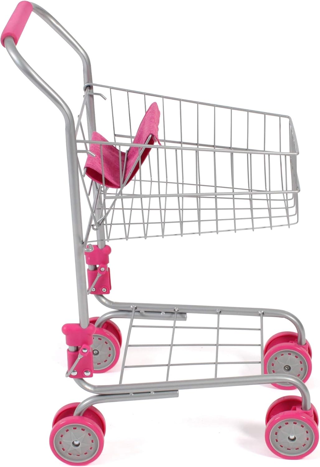 Bayer Chic 2000 760-20 Einkaufswagen für Kinder, Supermarktwagen, Kaufladen-Zubehör, 3 - 7 Jahre, pi