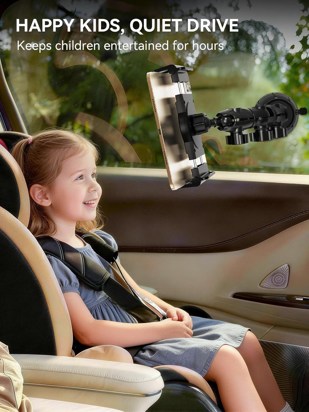 OHLPRO Heavy Duty Tablet Halterung Auto LKW Armaturenbrett Windschutzscheibe, 360° Drehbar iPad Halt