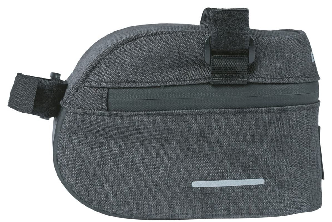 Basil Discovery 365D Satteltasche – 1 Liter – kompakt – wasserabweisend – Schwarz 1 Liter Schwarz, 1