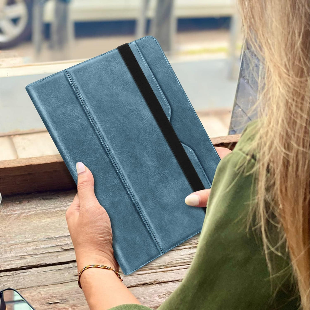 HOLIMET iPad Pro 11 Hülle 2022 4./3./2. Generation Hülle 2021/2020 mit Stifthalter, PU-Leder Schutzh