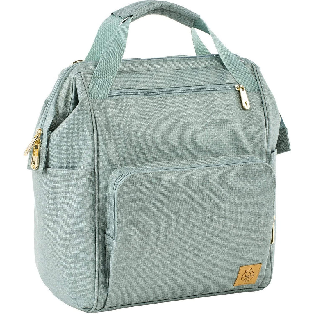 LÄSSIG Baby Wickelrucksack Wickeltasche inkl. Wickelzubehör nachhaltig produziert/Goldie Backpack, m