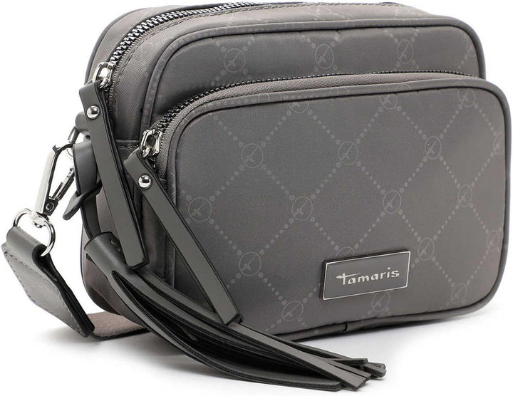 Tamaris Umhängetasche TAS Lisa 32396 Damen Handtaschen Print, Grau