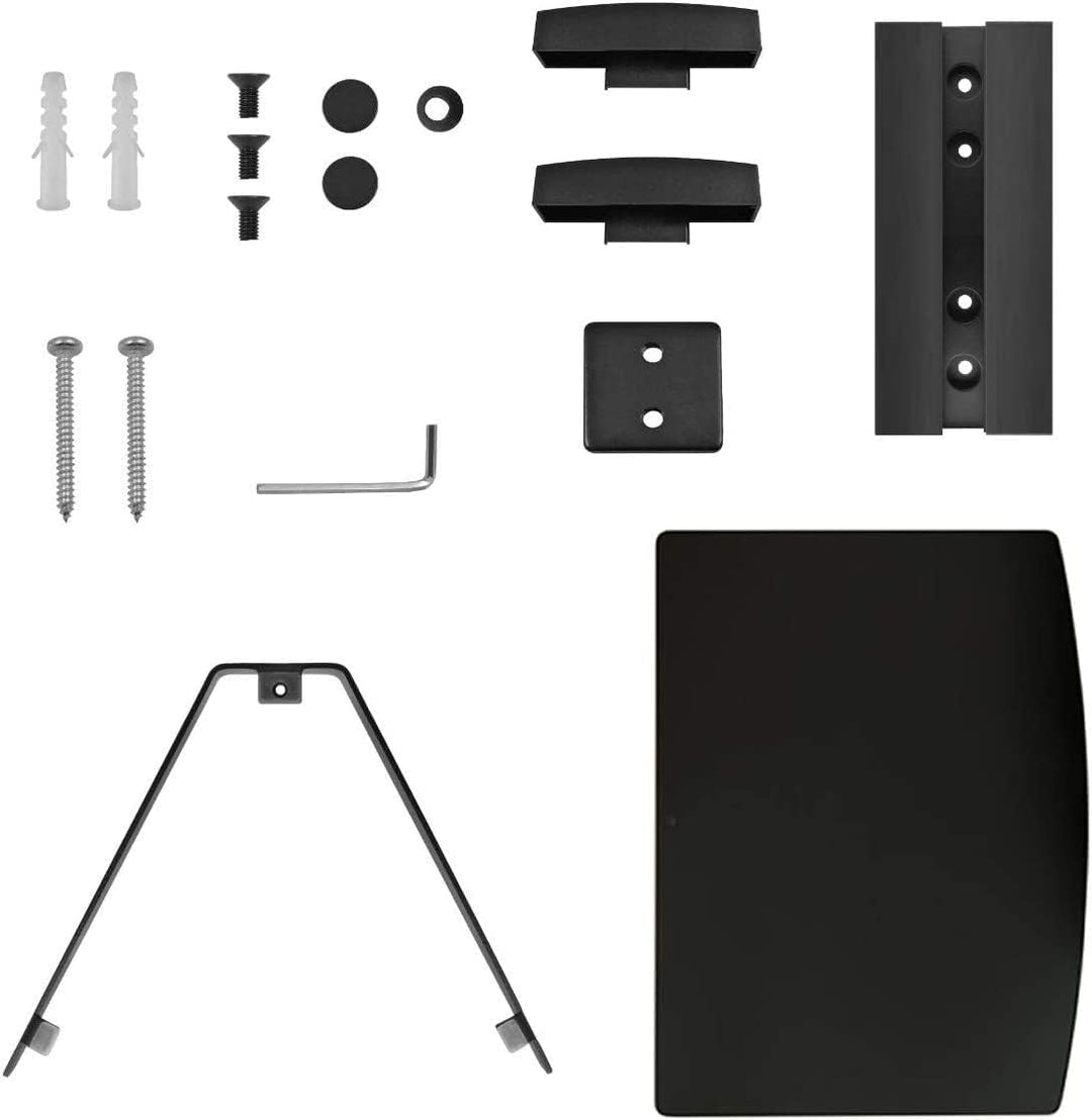 suptek Single Floating Regal Multimedia Wandregal TV Rack Wandhalterung Mit Verstärktem Gehärtetem G