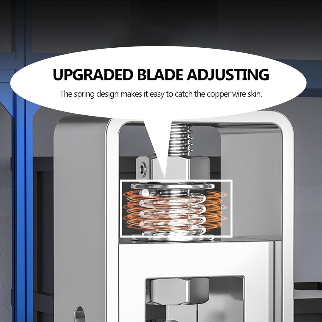Firulab Portable Wire Stripper Machine, Electric & Manual Wire Stripping Machine, Copper Wire Stripp