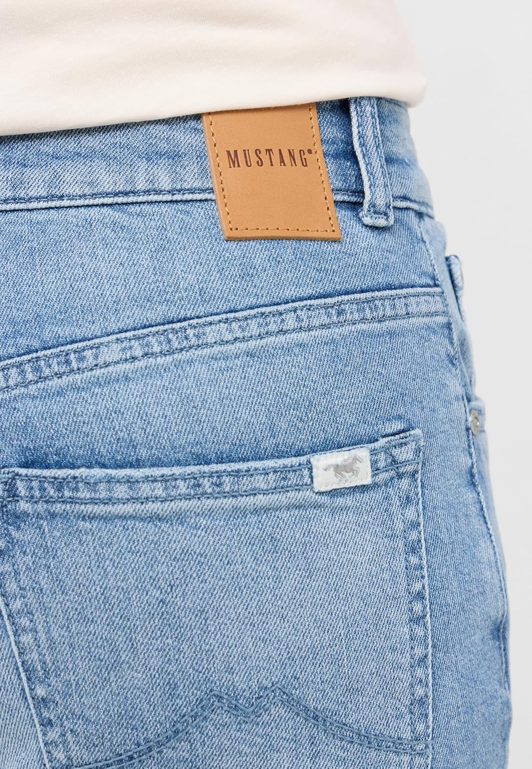 MUSTANG Damen Jeans Hose Crosby 25W / 32L Mittelblau 682, 25W / 32L Mittelblau 682