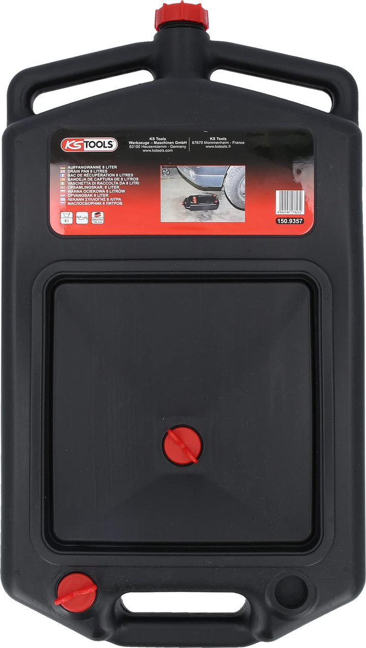 KS Tools Ölauffangwanne 8 Liter, 340 mm, 150.9357 Auffangwanne Einzigartig, Einzigartig