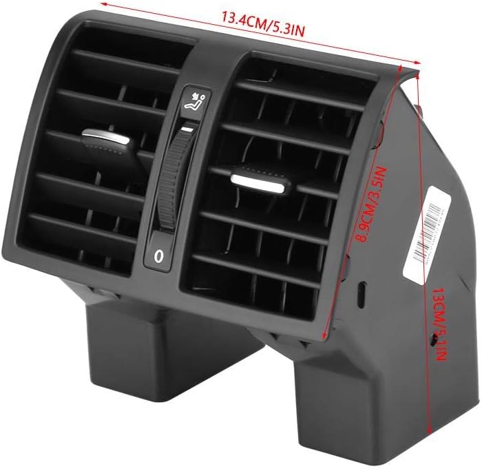 BOROCO Luftgitter, Luftauslass der Klimaanlage in der Mittelkonsole hinten 1T0819203
