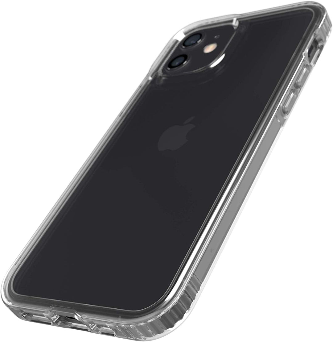 tech21 Evo Clear Schutzhülle für Apple iPhone 12 und 12 Pro 5G – antimikrobielle Schutzhülle mit 3,6