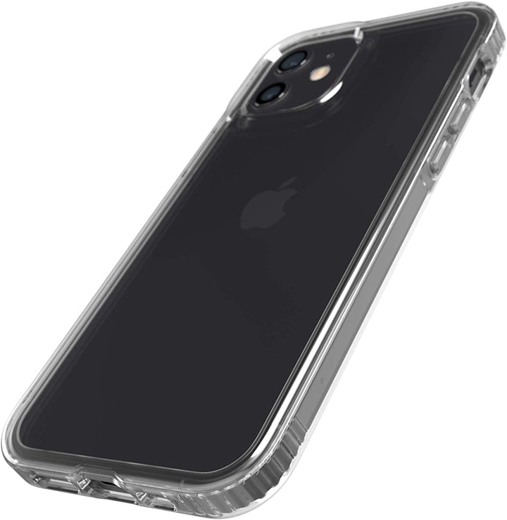 tech21 Evo Clear Schutzhülle für Apple iPhone 12 und 12 Pro 5G – antimikrobielle Schutzhülle mit 3,6