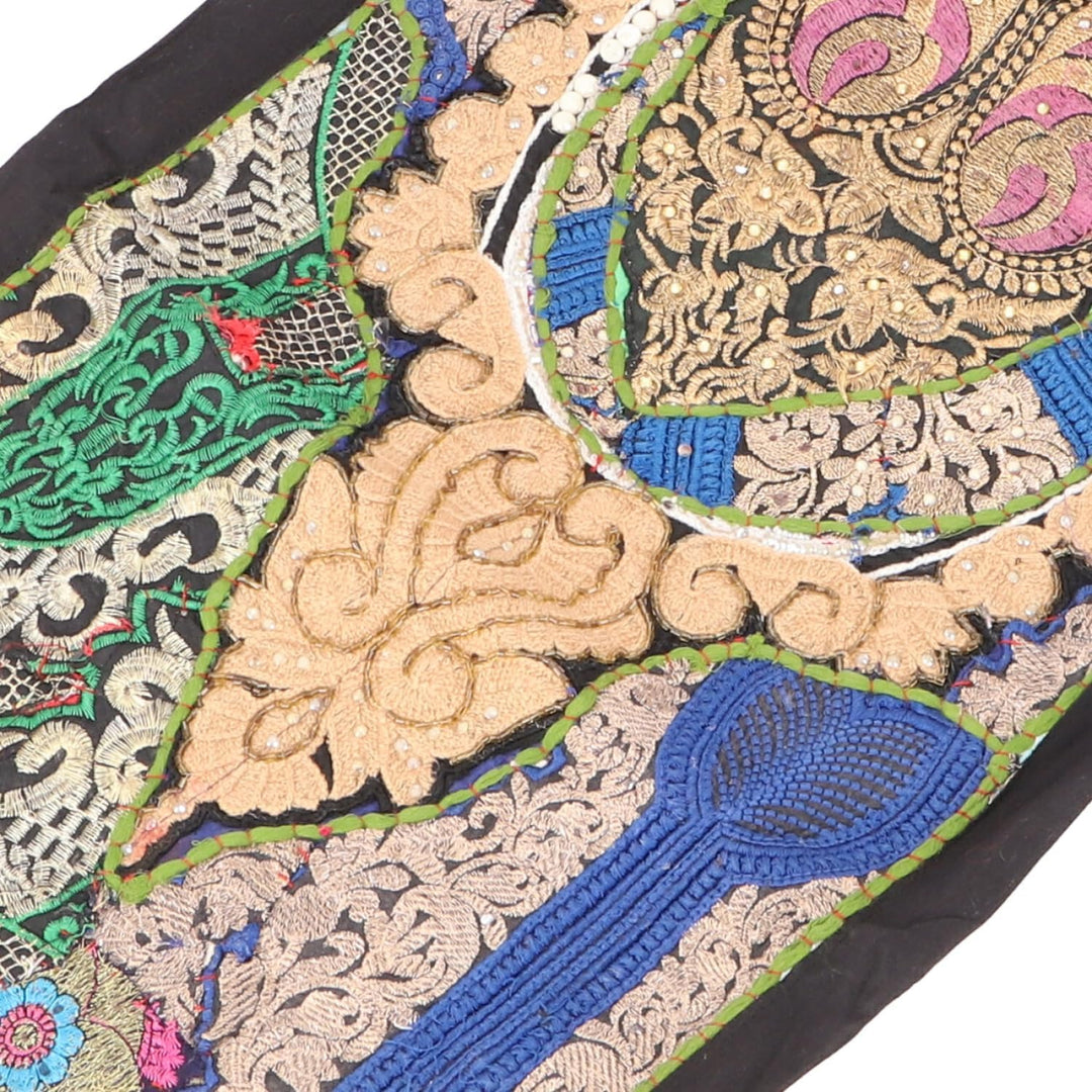 GURU SHOP Orientalischer Tischläufer, Wandbehang, Einzelstück 150x35 cm - Motiv 18, Motiv 18