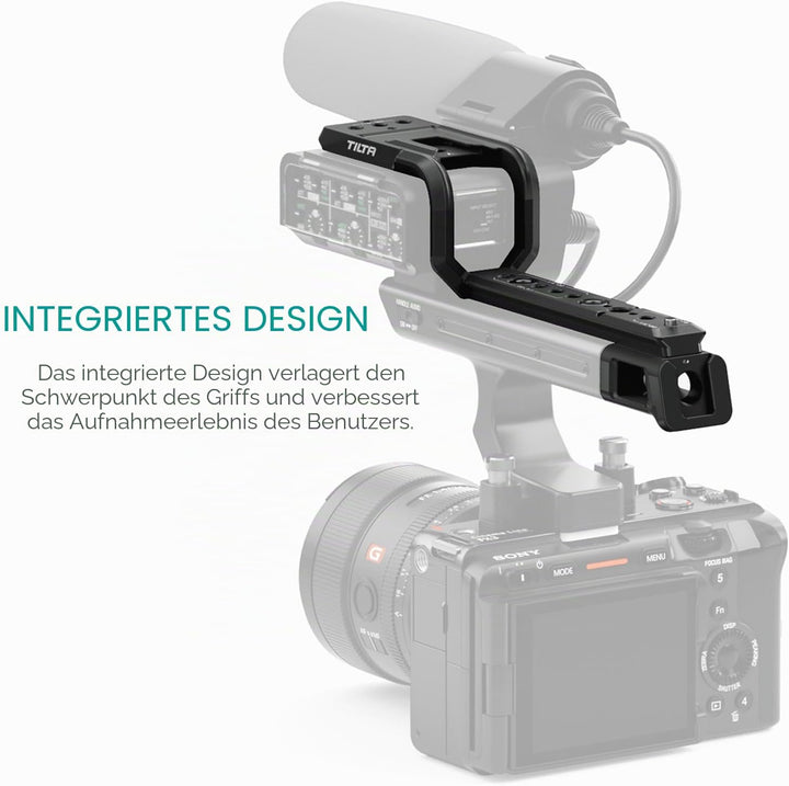 Tilta XLR-Verlängerungshalterung, kompatibel mit Sony FX3 mit 1/4-Zoll-Inbusschlüssel, sichere Verbi