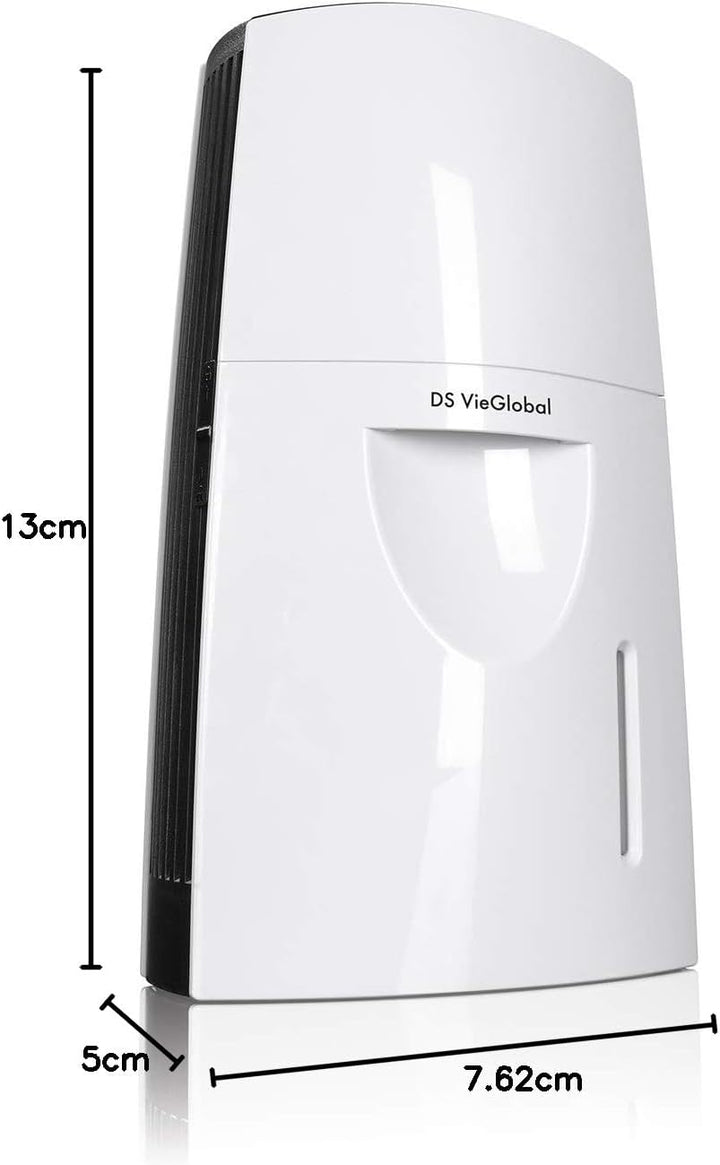 DS VieGlobal Thermalsole-Verdunster, Luftbefeuchter für ein angenehmes Raumklima durch Salzionen | M