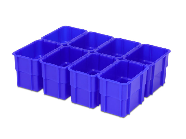 1a-TopStore Einsatzkasten Einteilungs-Set für Eurobehälter, Schubladen mit Innenmass 362x262 mm (LxB