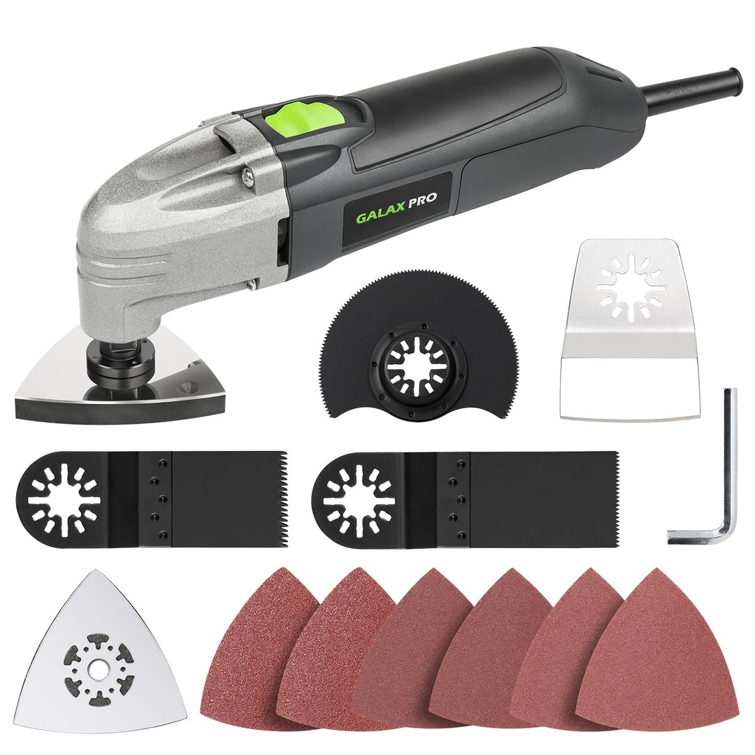GALAX PRO 180W oszillierendes Multifunktionswerkzeug, 22000 OPM, 3 Grad Oszillationswinkel mit 3 Säg
