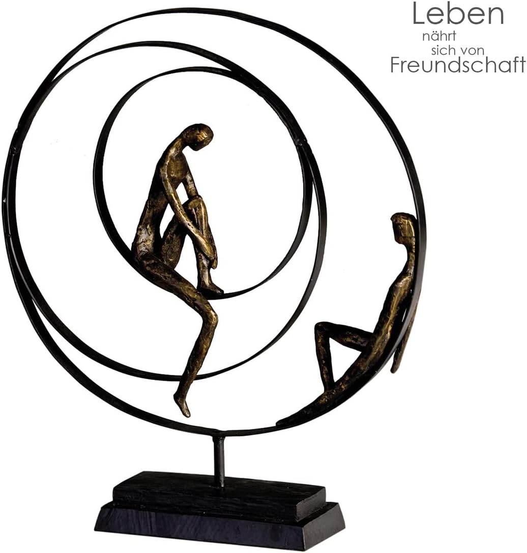 Casablanca Deko Skulptur 'Patience', 34 x 41 cm, Bronze