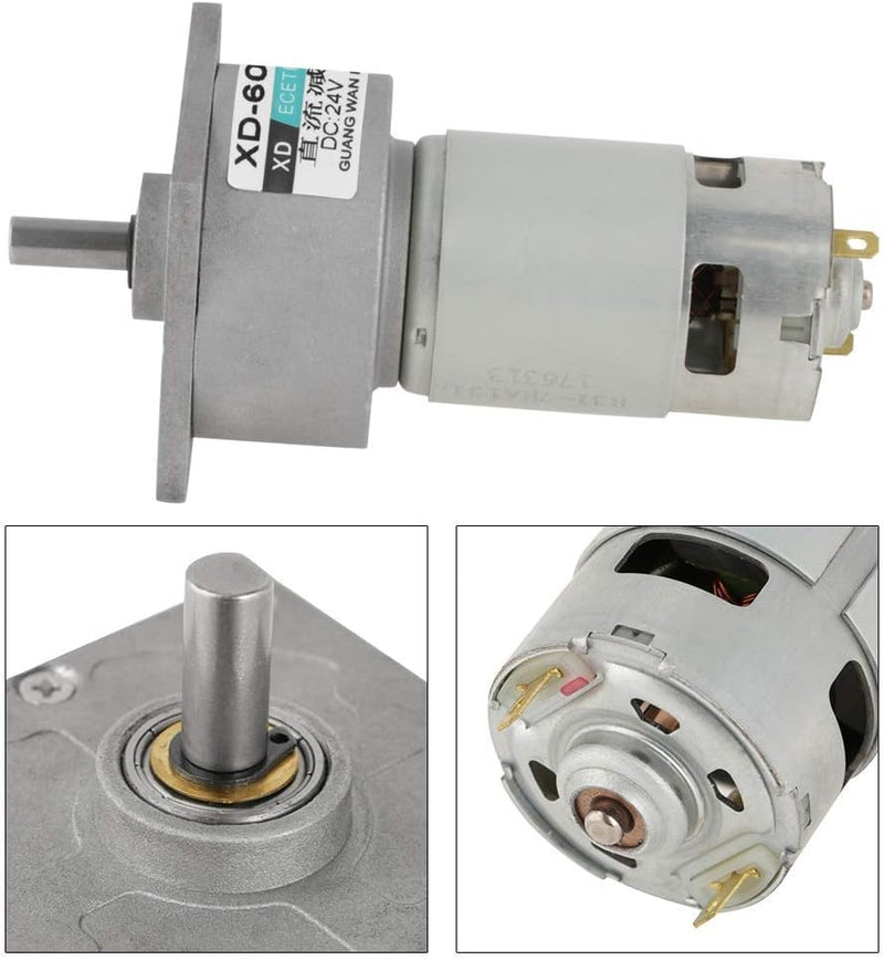 5-600 RPM Speed Reducer Getriebemotor DC 12 24V 35W CW CCW Micro Hohe Drehmoment Drehzahl Getriebe