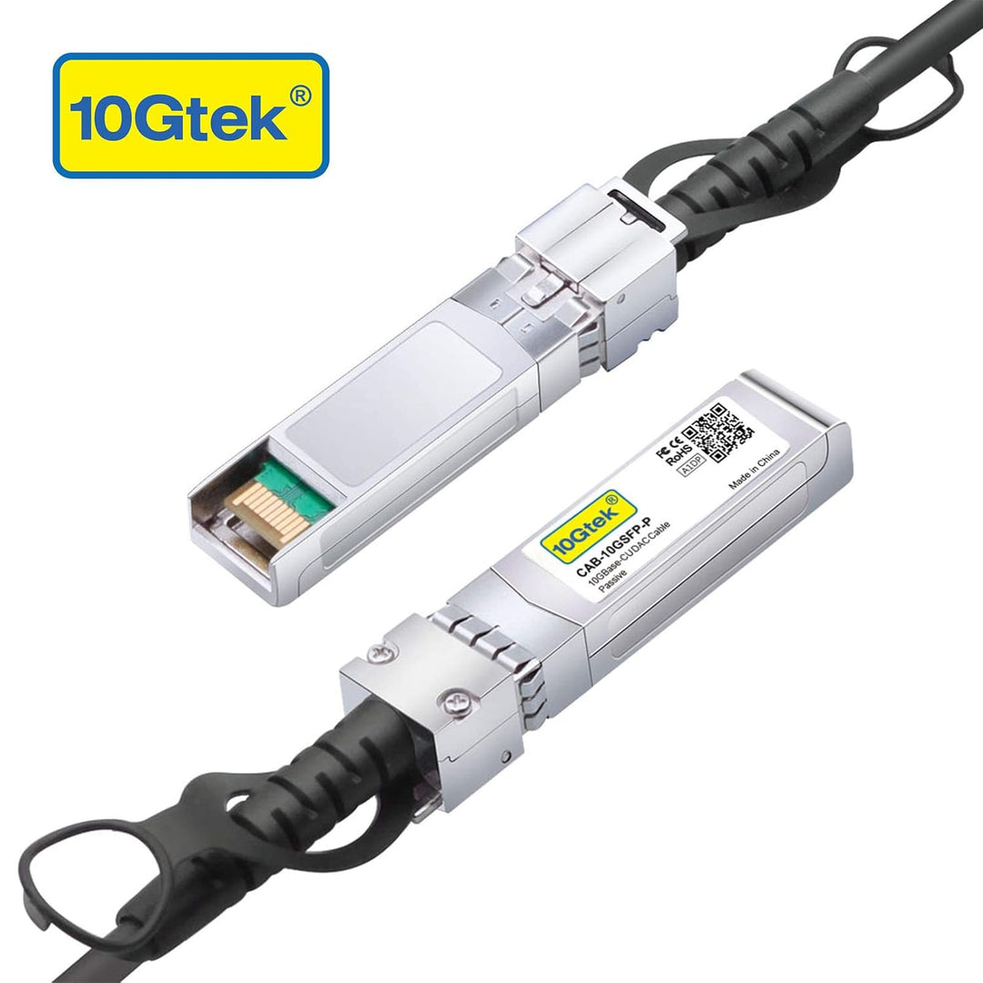 10Gtek für Ubiquiti UniFi SFP+ to SFP+ Kabel 5-Meter(16.5ft), 10GBASE-CU SFP+ Direct Attach Copper(D