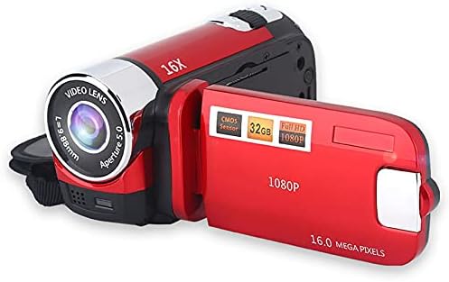 Topiky HD Digital Video Camera Camcorder,Tragbarer Vlogging Kamera Recorder 1080P 16MP 2,7 Zoll 270
