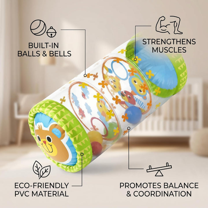 VGEBY Baby-Krabbelroller, Mehrzweck-Roller für die Frühe Entwicklung, Baby-Anfänger-Krabbelspielzeug