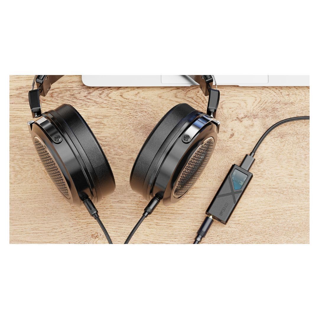 FIIO KA13 Tragbarer DAC mit Kopfhörerverstärker (schwarz), Schwarz