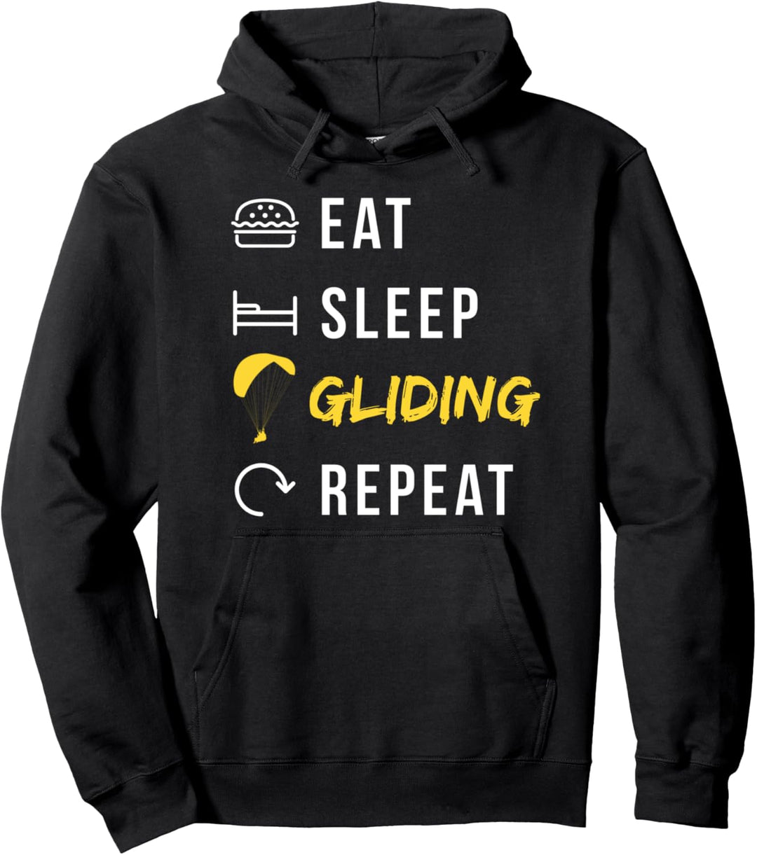 Gleitschirm Tandem Flieger Paragleitschirm Fliegen Herren Pullover Hoodie