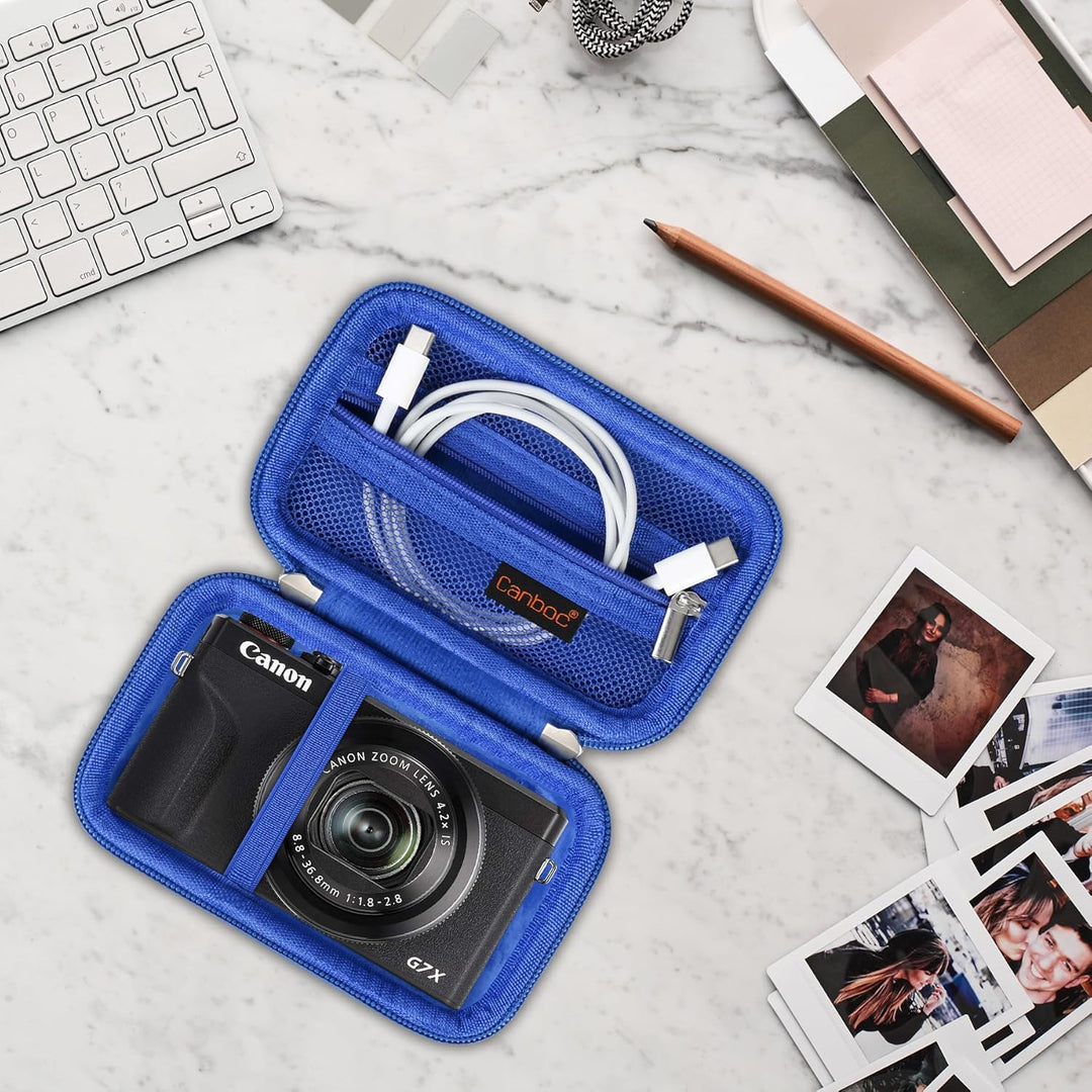 Canboc Kameratasche für Canon PowerShot G7 X Mark II/G7X Mark III Digital 4K Vlogging Kamera, Point