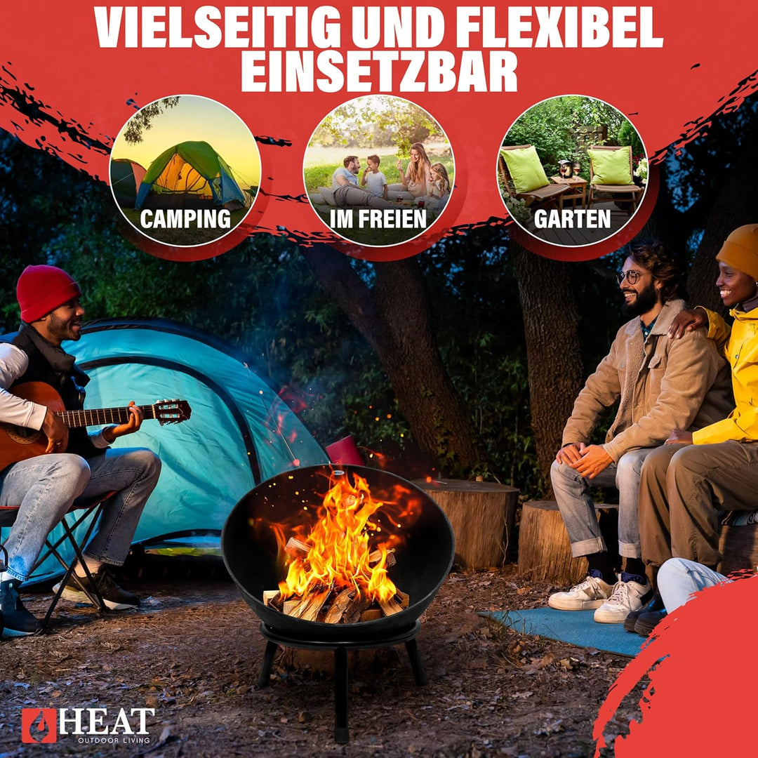 HEAT Outdoor Living Feuerkorb Kappa - Feuerschalen für den Garten - Feuerstelle Outdoor & Feuertonne