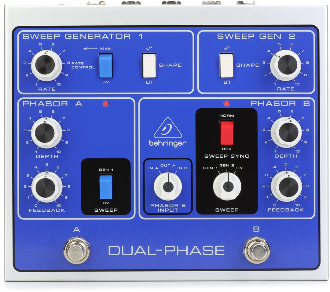 Behringer DUAL PHASE Authentischer Dual-Analog-Phasenschieber mit 12 Optokopplern
