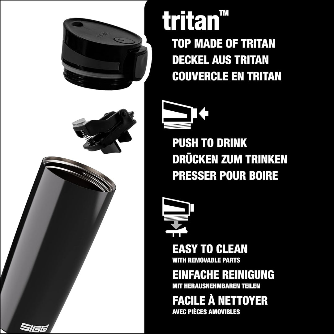 SIGG Miracle Thermobecher 0.47 L, schadstofffreier und isolierter Kaffeebecher, auslaufsicherer Coff
