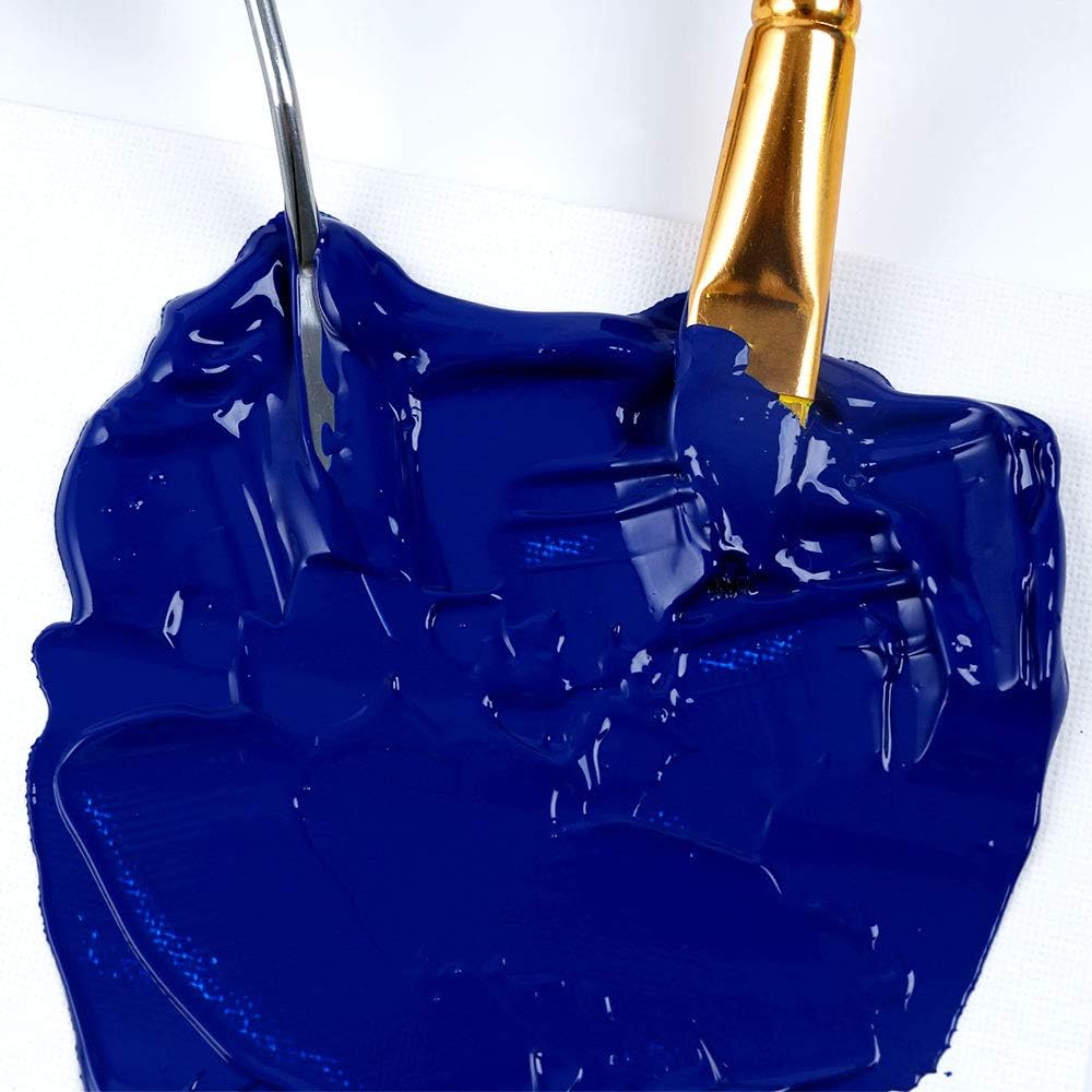 Mont Marte Signature Acrylfarben-Set, 500 ml, halbmattes Finish, 12 leuchtende Farben, geeignet für