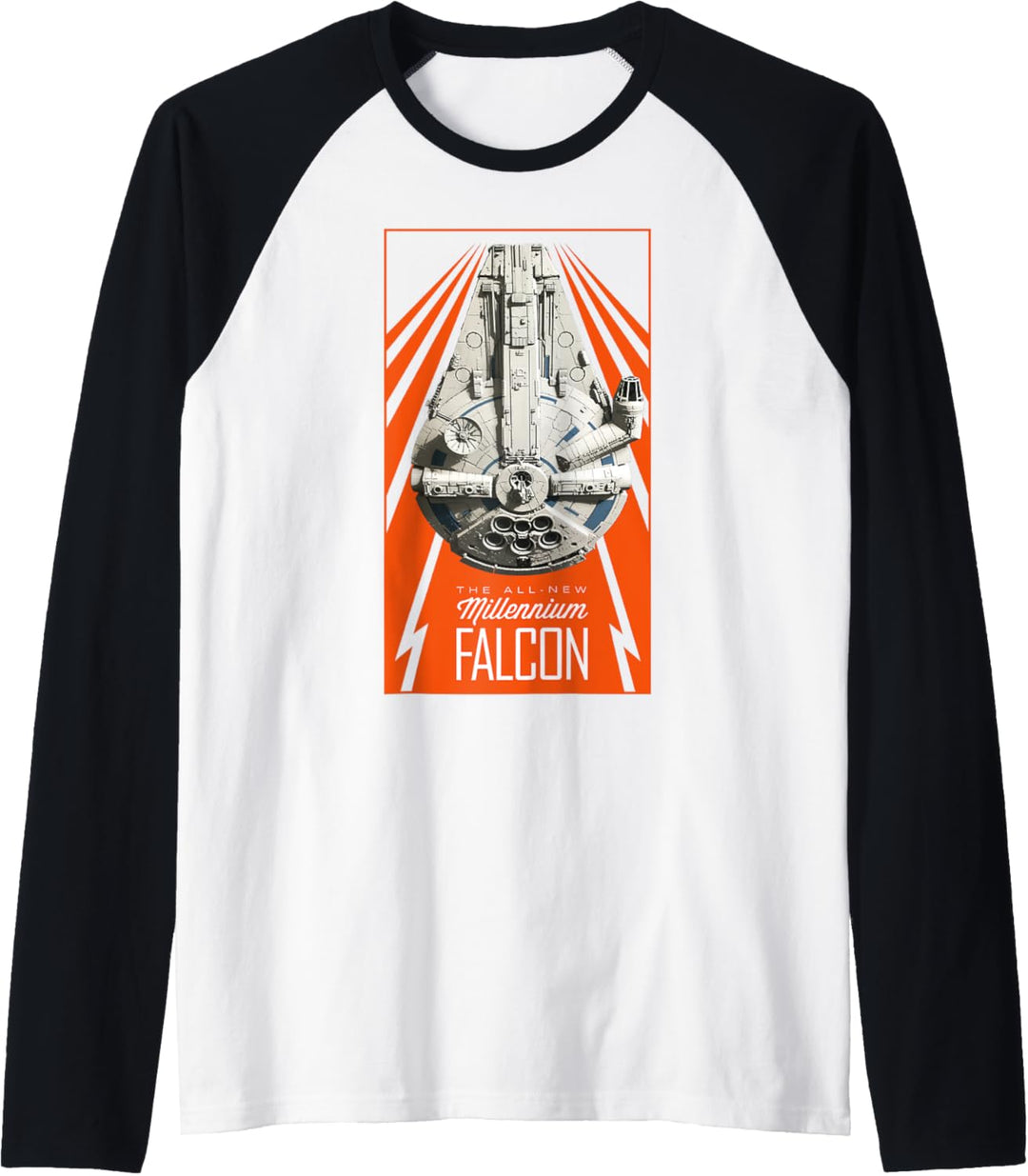 Star Wars Han Solo Movie Retro Falcon Poster Raglan