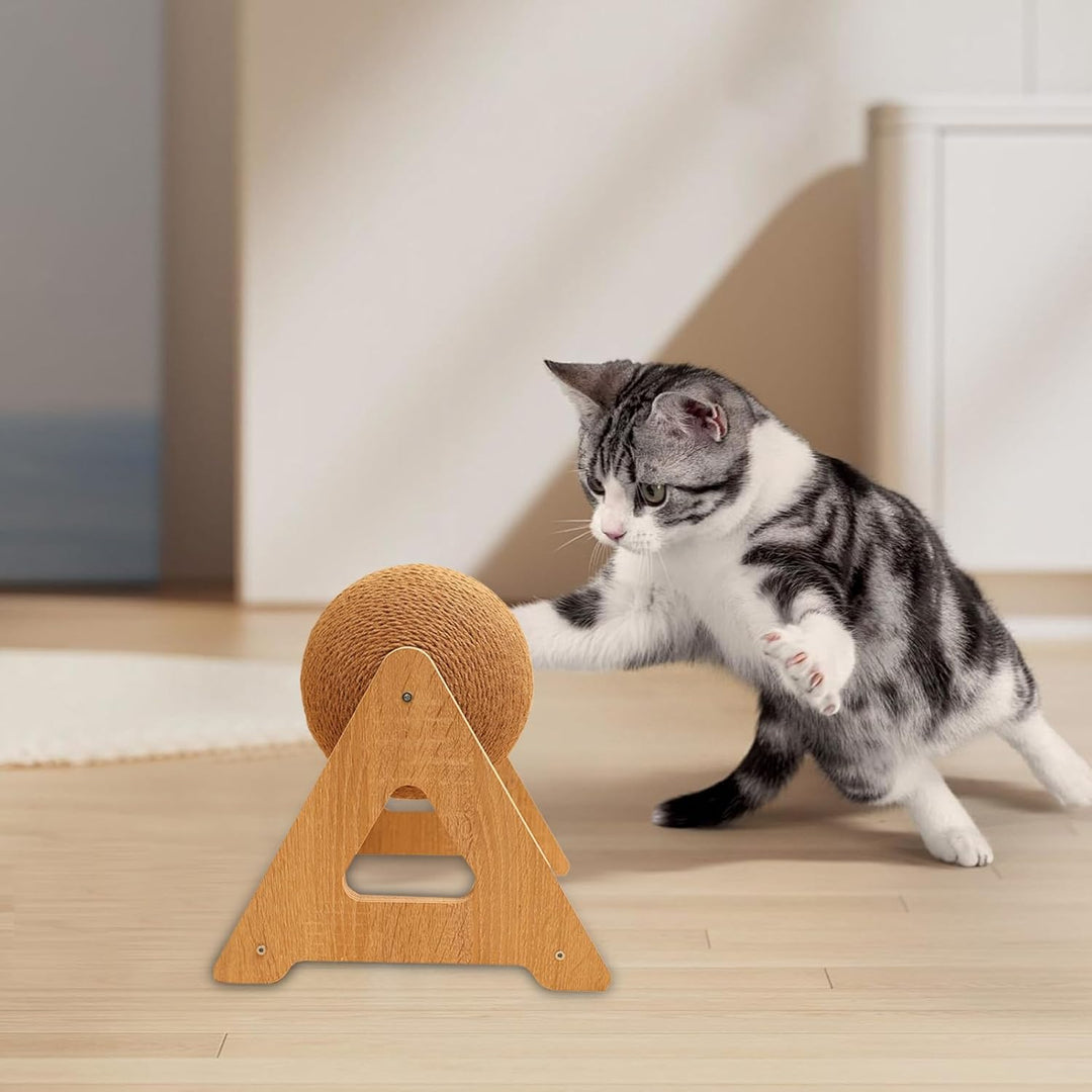 Generisch Katzen Kratzball Spielzeug,Katzen Kratzball - Robustes Haustier Spielzeug Für Kleine Mittl