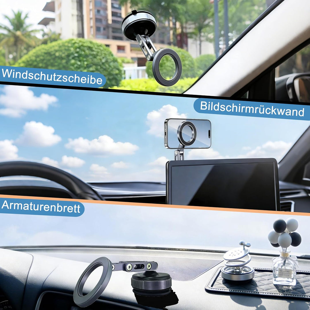 Verbessert Nano Gel Vakuum magnetische Handyhalter, Aluminiumlegierung + ABS Magnetische Handyhalter