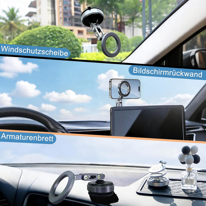 Verbessert Nano Gel Vakuum magnetische Handyhalter, Aluminiumlegierung + ABS Magnetische Handyhalter