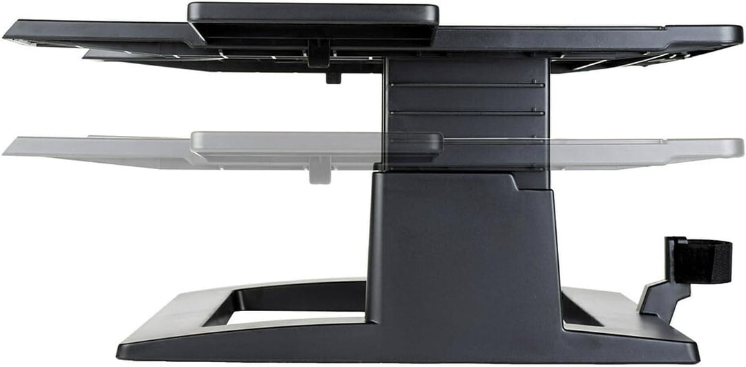 3M Notebook-Ständer, schwarz, höhenverstellbar (32,0 x 32,0 x 10,2 - 15,2 cm)