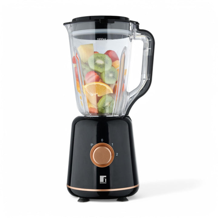 BERGNER COPPERLY - Grossraummixer - 2 Geschwindigkeiten mit 800 W Pulsleistung - 1,8 Liter Kunststof