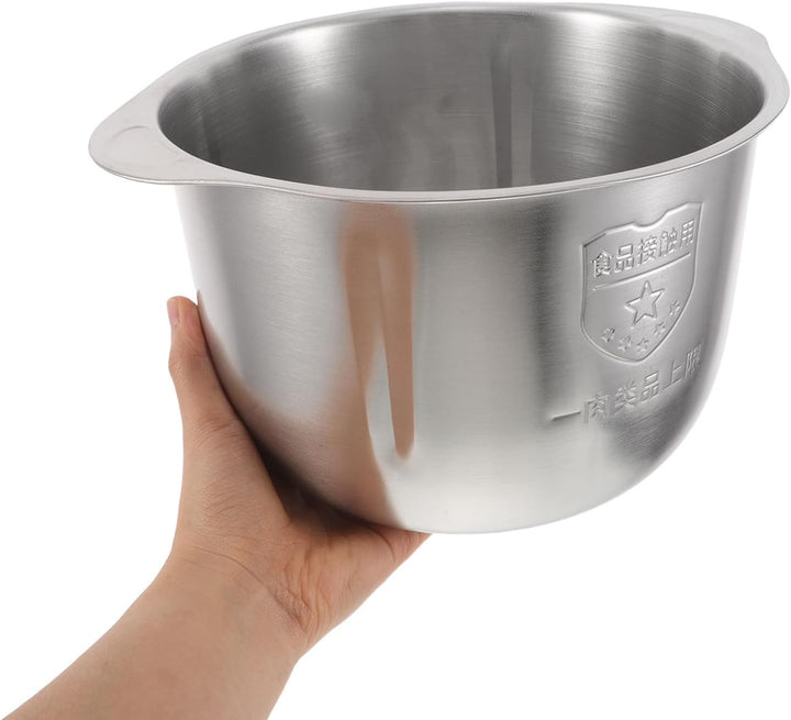 VICASKY Ersatz Mixbecher aus Edelstahl 5 L für Haushaltsmixer mit Leicht zu Reinigendem Behälter und