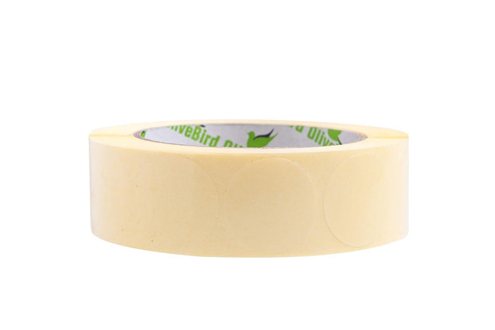 OliveBird [9 Rollen, 9.000 Etiketten] Klare Aufkleber Runde Etiketten Rund 30mm / 3cm Durchmesser -