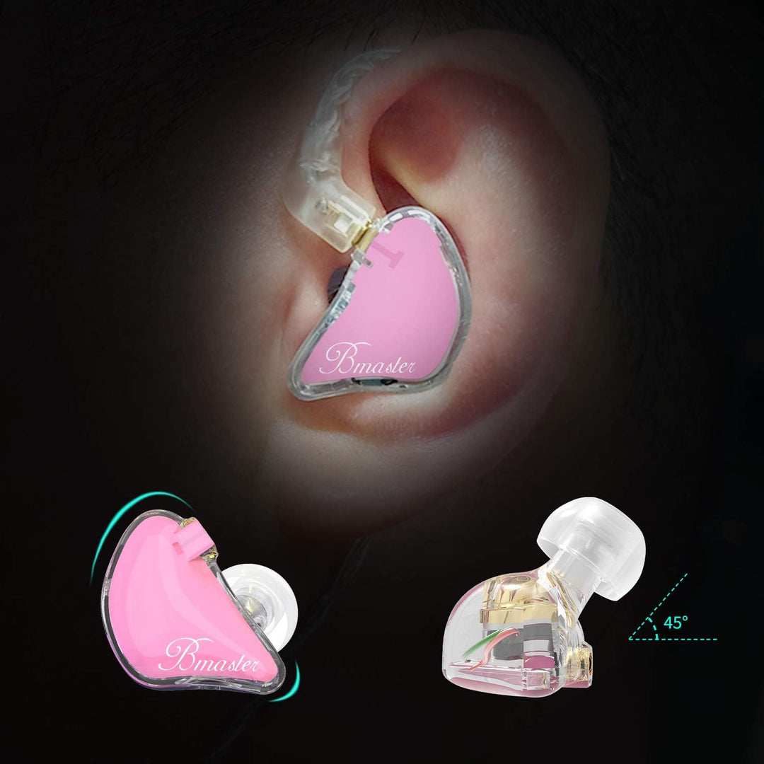 BASN Bmaster DREI-Dynamische Treiber In-Ear-Monitore Kopfhörer mit Zwei Abnehmbaren Kabeln Ohrhörer