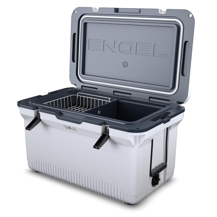 ENGEL 56,8 Liter Grosse Kühlbox - Ultra-Leicht, Tragbare, Passive Kühlbox für Camping, Picknick, Wan