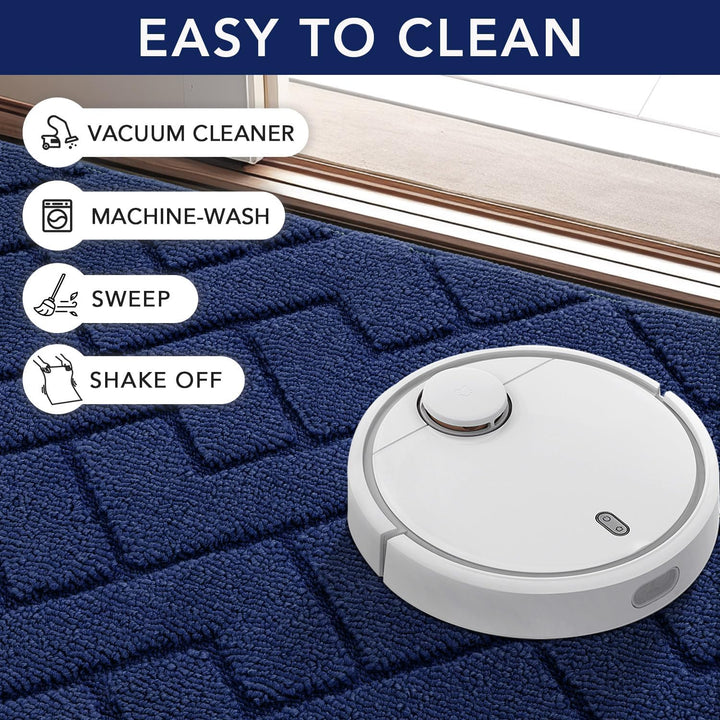 Fussmatte Innen Aussen Waschbar eingangsteppich innen Schmutzfangmatte rutschfest,Türmatte Innen Tep