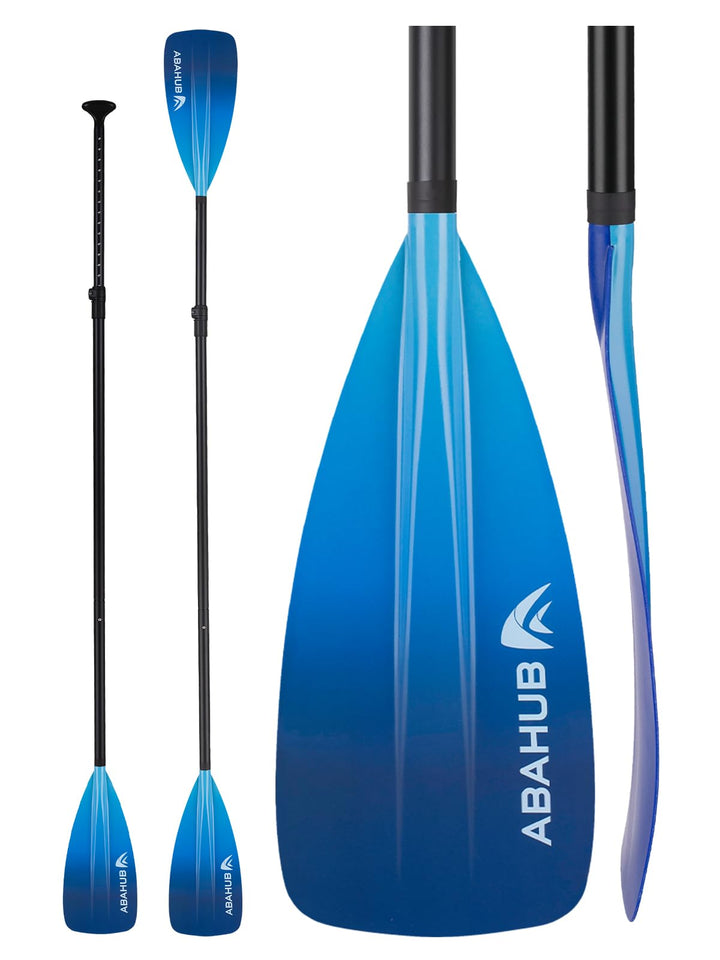 Abahub 2 in 1 Sup Kajak Paddel Aluminium Einstellbares Stand Up Paddle für Paddleboard, Aluminiumleg
