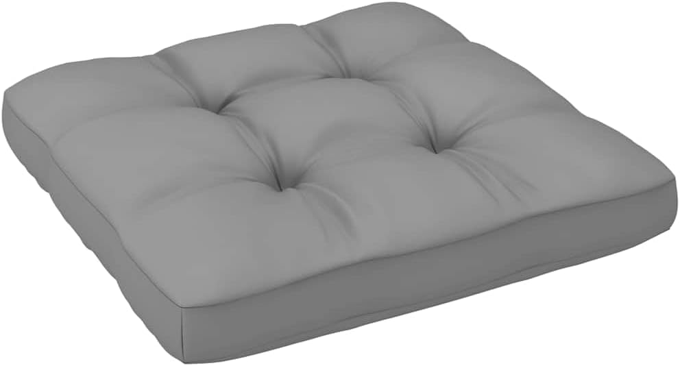vidaXL Garten Ecksofa mit Grauen Kissen, Modular Gartenmöbel, Sofa Lounge Sessel für Garten Terrasse