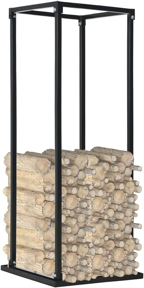 vidaXL Brennholzregal mit Boden Kaminholzständer Regal Kaminholzregal Kaminholzablage Feuerholzregal