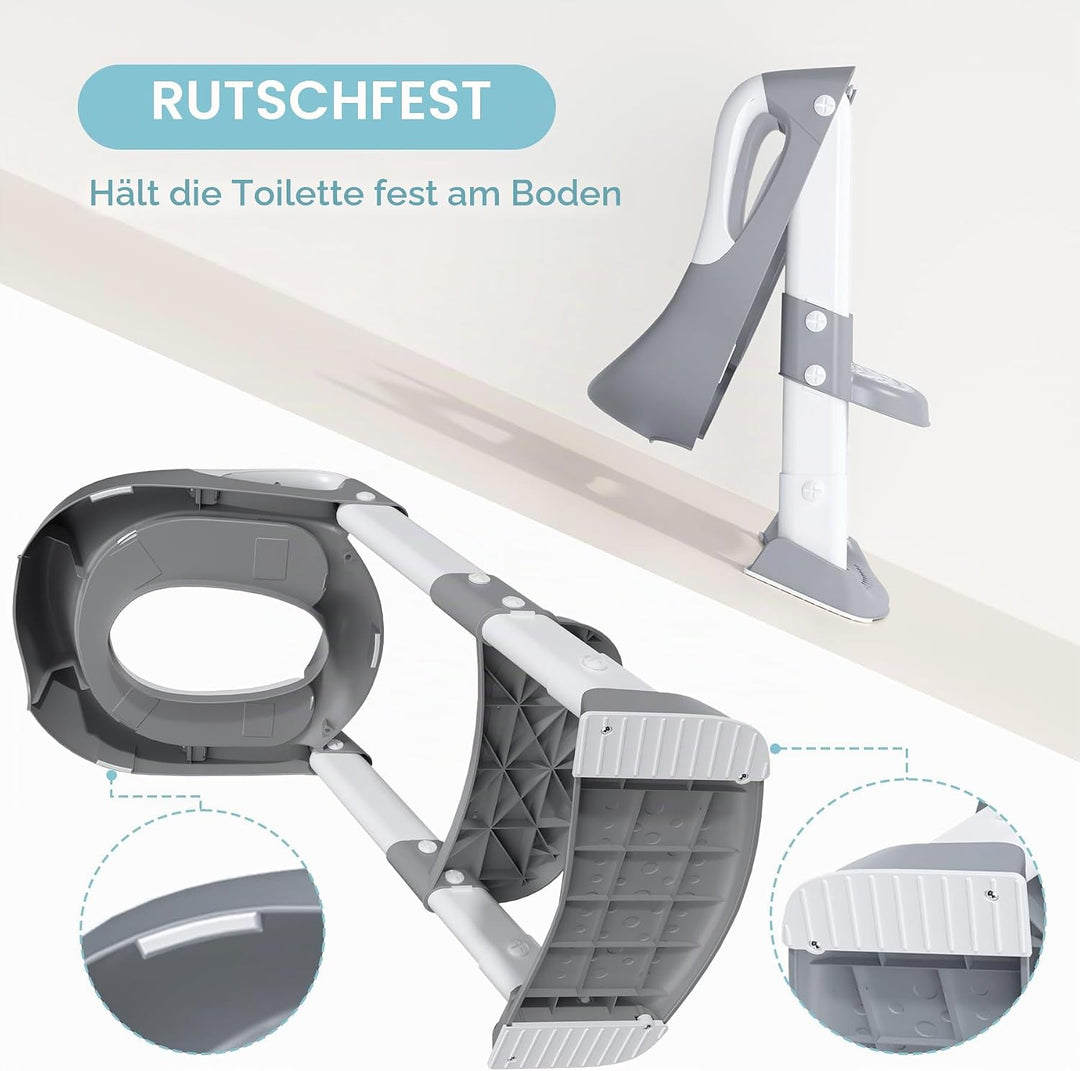 COOSEYA Toilettensitz Kinder, Toilettensitze für Jungen Mädchen, Kinder Toilettensitz mit Treppe,WC