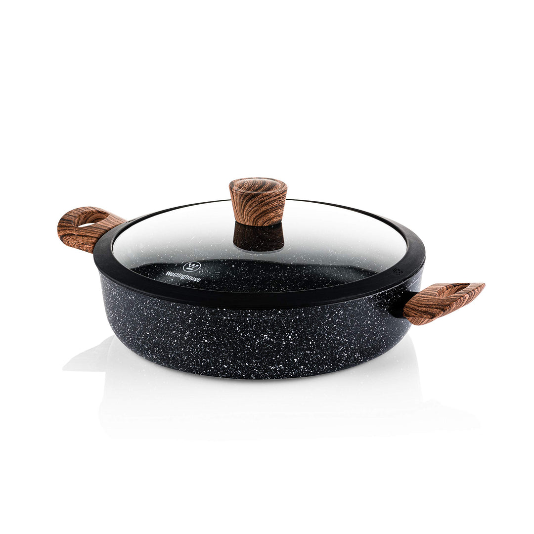 Westinghouse Schmorpfanne Induktion - 28cm Servierpfanne - Simmertopf mit Deckel - Sonderedition