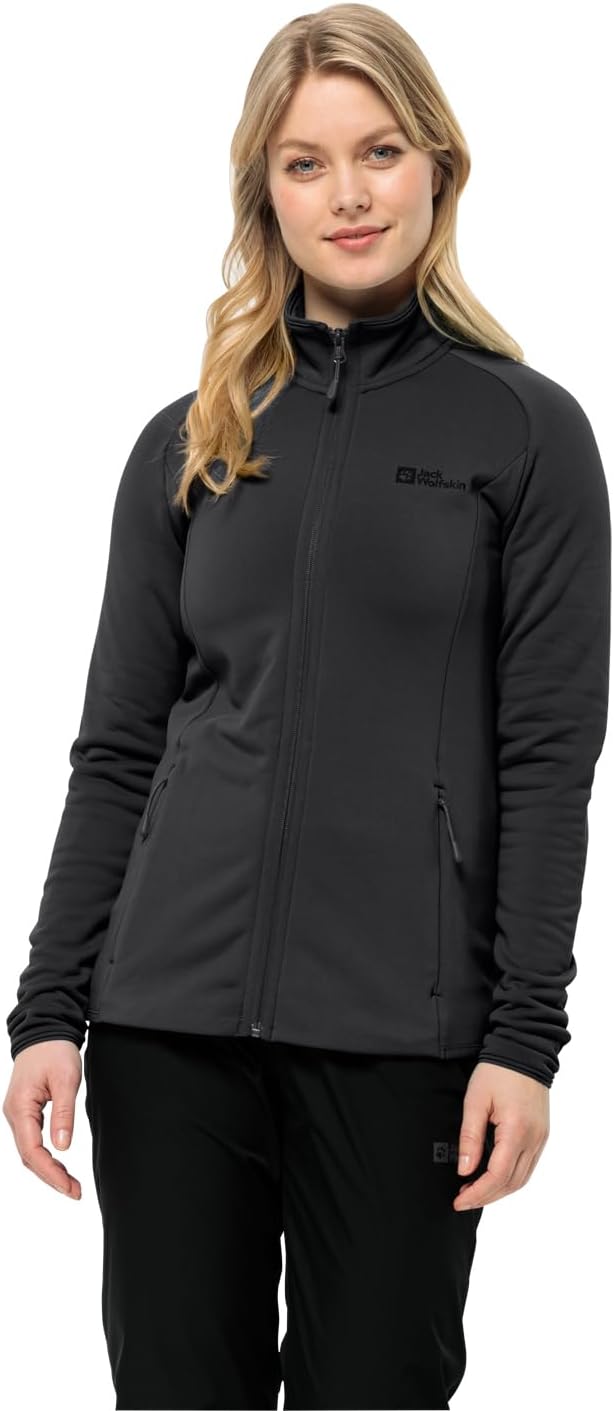 Jack Wolfskin Damen Baiselberg Hooded Fz W Fleecejacke XS Schwarz, XS Schwarz