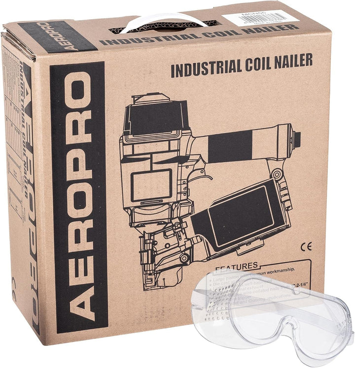 Coilnagler Druckluftnagler Druckluft Nagler Nagelgerät AEROPRO 32-57mm Nagellänge: 32-57mm, Nagellän
